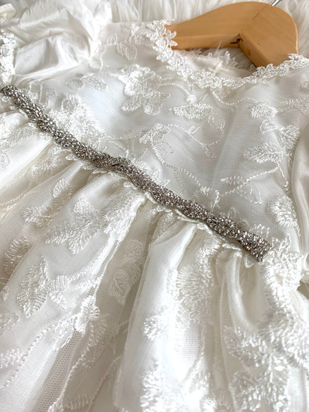 Floral Lace Diamond Dress