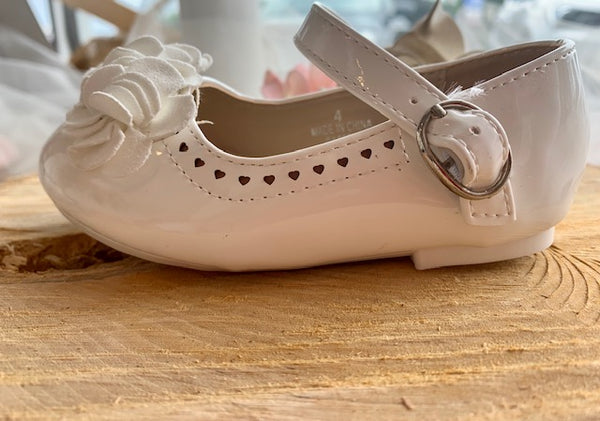 Off White Floral Walking Shoe