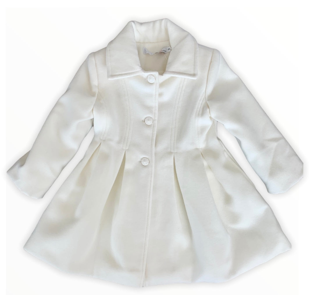 Black and white dress sales coat