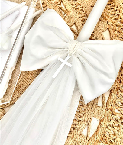 Off white cross 3ft Lambatha