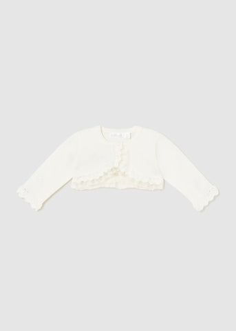 Off-White Lace Cardigan