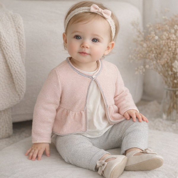 3 Piece Pink and Silver Ensemble