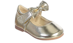 Gold Bow Walking Shoe