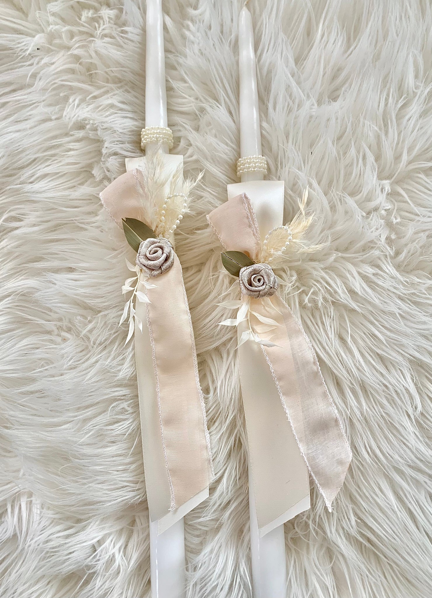 Bohemian Real Dried Flowers 2ft candle