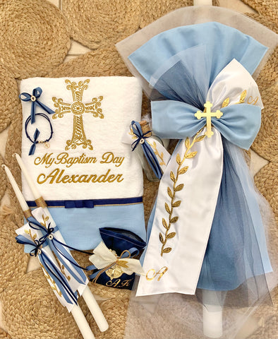 Navy and Blue Lambatha