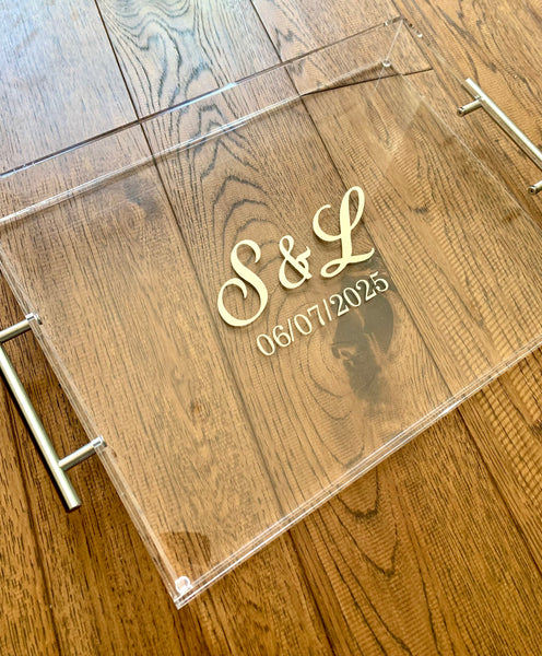 Acrylic Wedding Tray