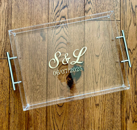 Acrylic Wedding Tray