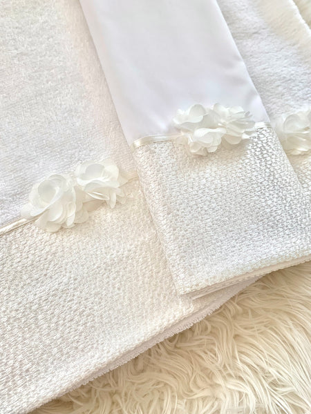 Off-White Pearly Floral Ladopano Set