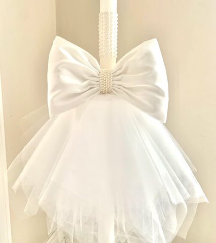 2ft Off White and Pearl Lambatha