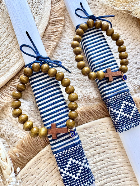 Boho Cross Mati Bracelet Easter Candle