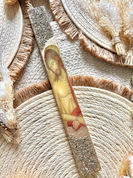 Jesus Christ Behold the Man Easter Candle