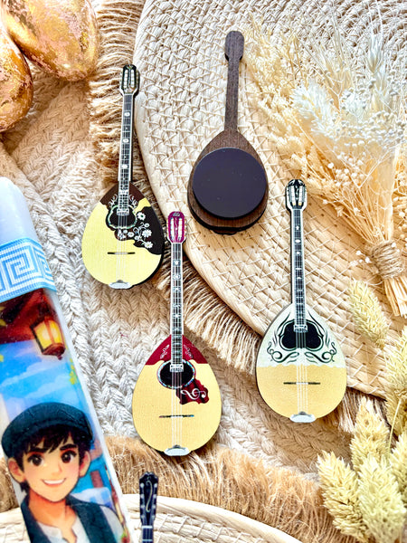 Bouzouki Boy Magnet Easter Candle