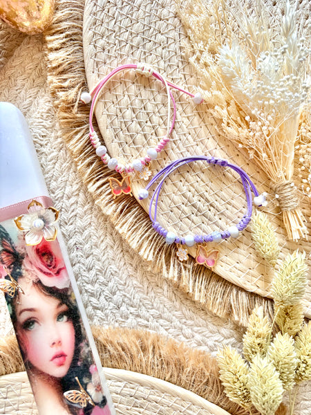 Purple Fairy Princess Bracelet Easter Candle