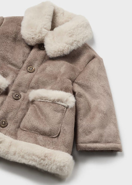 Beige Fur Bear Coat