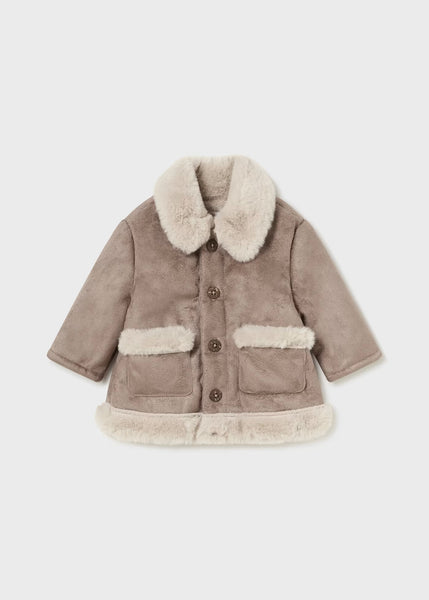 Beige Fur Bear Coat
