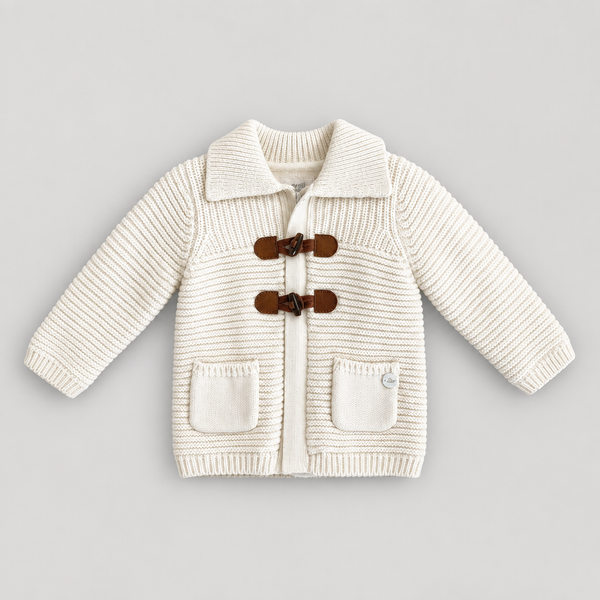 Off-white Knit Cardigan studio photo