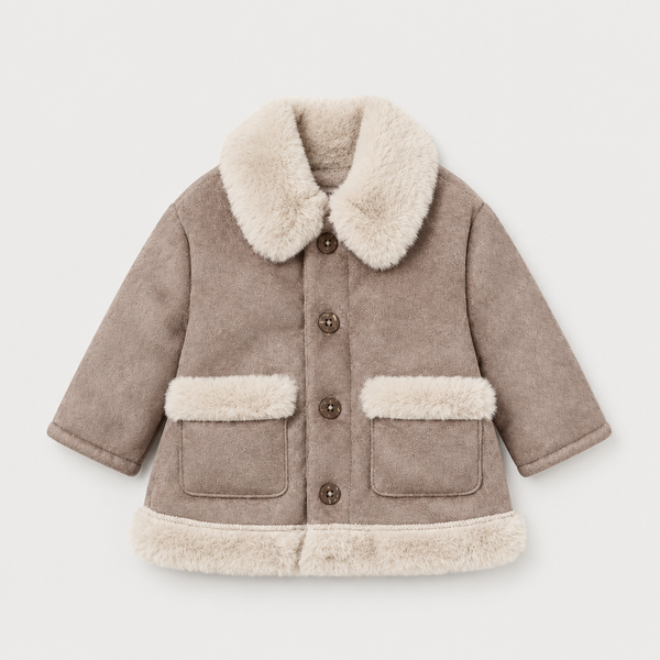 Cinnamon Fur Coat studio photo