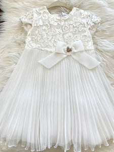 Pleated Dream Lace Dress