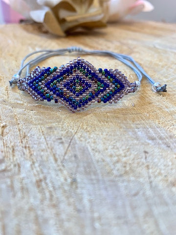 Purple Bohemian Mati Bracelet