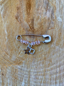 Star and Cross Silver Filaxto/Good luck Charm