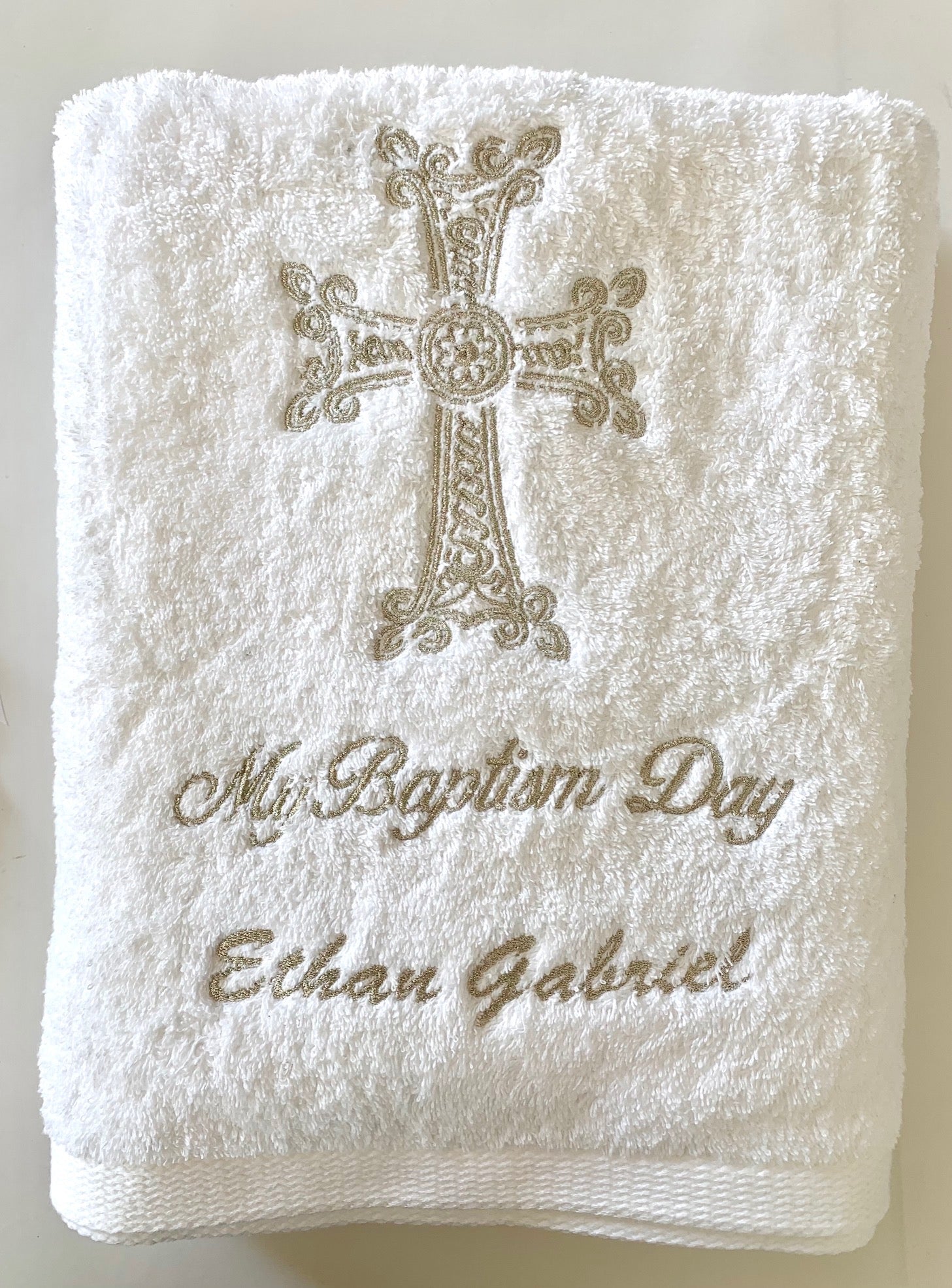 Embroidered Personalized Towel