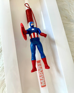 Captain America Easter Candle