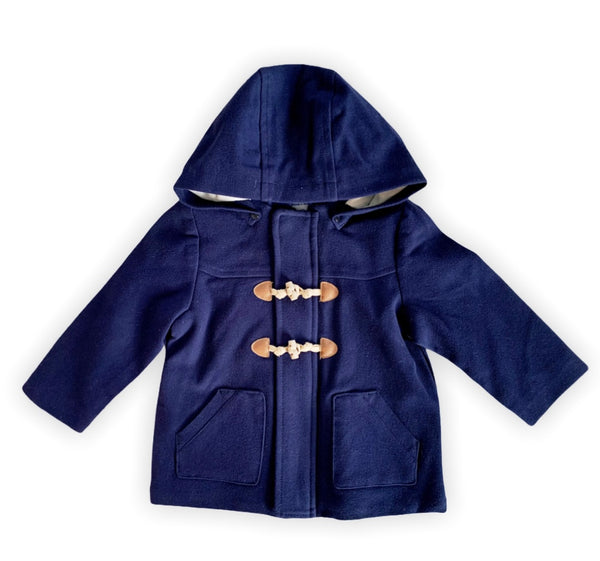 Navy and Tan Coat