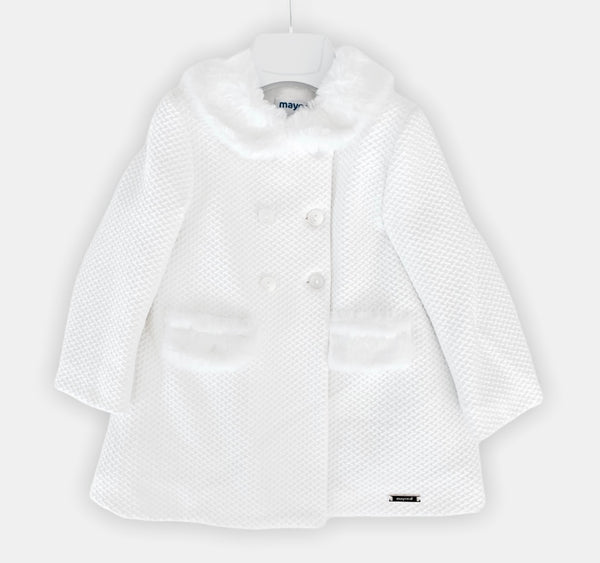 Structured Off-White Coat