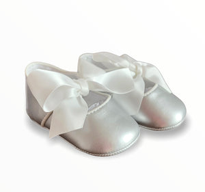 Silver Ballerina Shoe