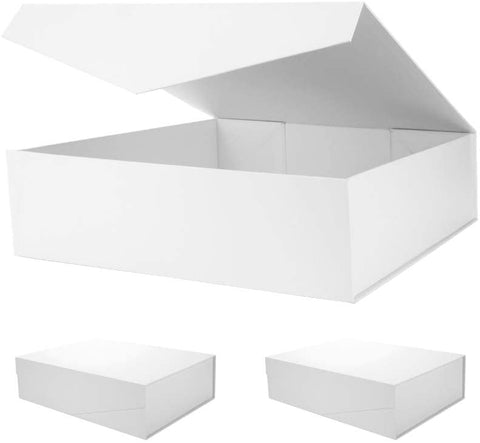 White Magnetic Christening Box