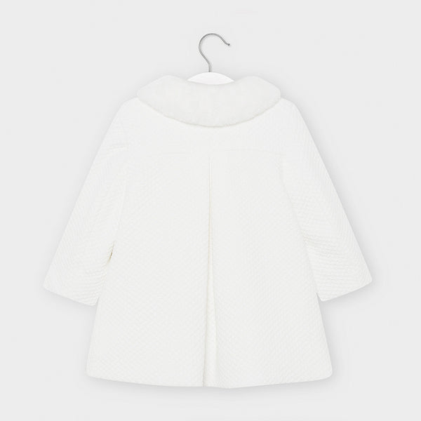 Structured Off-White Coat