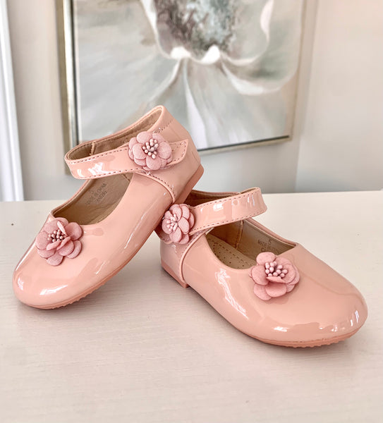 Rose Gold Floral Walking Shoe