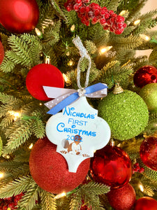 Personalized Mickey Disney Christmas Ornament
