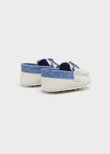 Off-White Blue Moccasin Shoe