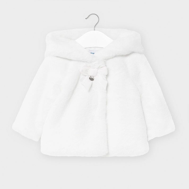 Plush White Coat